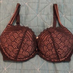Chantelle black lace push-up bra